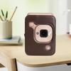 Rieibi PU Leather Protective Camera Case for Instax Mini LiPlay Instant Camera Case for Instax mini Liplay with Adjustable Strap -