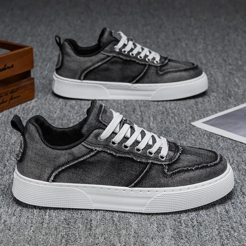 Men'S Casual Sneakers, Trendy, Versatile, Fashionable, Durable, Skateboarding Shoes, Canvas Shoes, Large Size