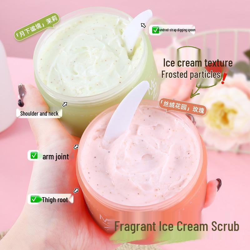 Mingxi Zhi Hydrating Body Scrub & Refreshing Shower Gel: Smooth, Exfoliating, Moisturizing, Non-Tightening with a Light Fragrance.