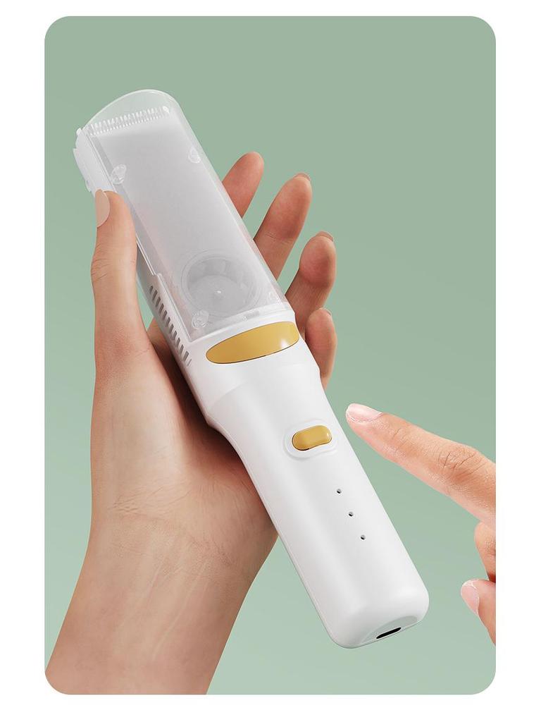 Silent Automatic Hair Suction Baby Hair Trimmer - Household Electric Clipper