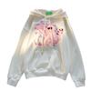 Japanese oversize super good-looking cat hooded sweater women's spring and autumn loose American lazy chic cute coat