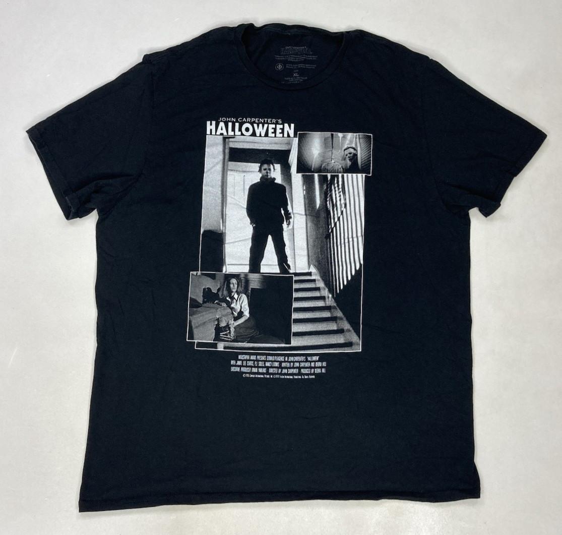 John Carpenter s Halloween Graphic T-shirt Men XL Black Short Sleeve Movie L