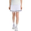 FILA Comfortable Fashionable Soft Letter Fitted Mid Waist Tennis Pleated Skirt Pants Casual Skirt Women skirts Bright-White A11W433313FWT