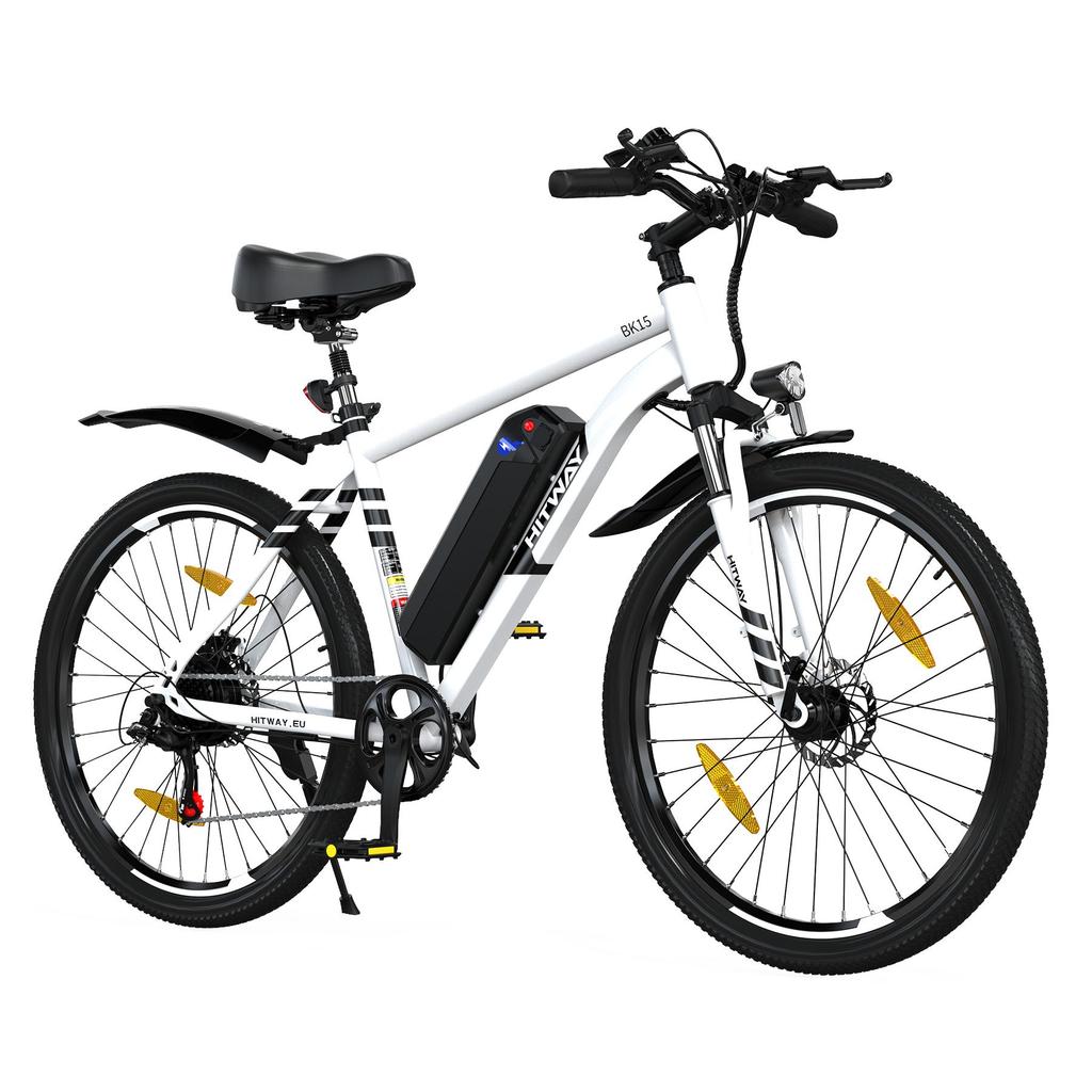 Bicicletă electrică de munte Hitway BK15 26x2.125", Baterie detașabilă 36V12Ah, 7 viteze, 250w