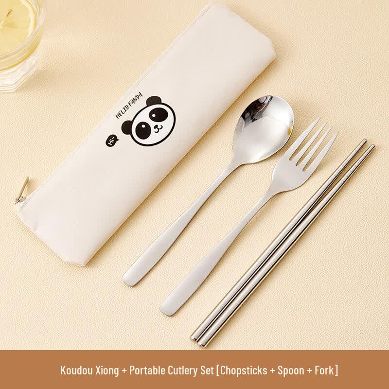 Qiwei Portable 316 Stainless Steel Chopsticks and Spoon Set
