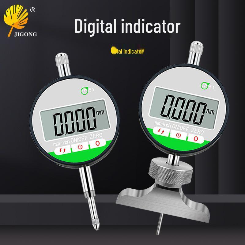 IP54 Waterproof Dustproof Digital Display Micrometer Depth Gauge Stand