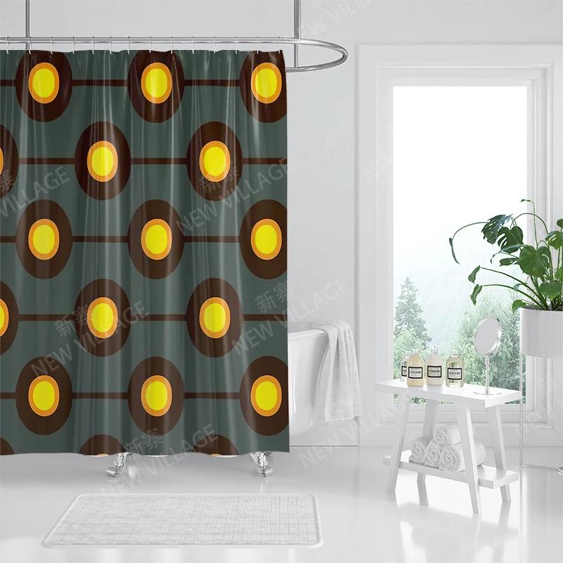 Waterproof Fabric Shower Curtains Bathroom Curtain Accessories Bath Curtain for Shower 180x200 240*200 Boho Decoration Abstract