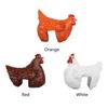 Multicolor Cartoon Chicken Figurines DIY Chicken Statue Creative Fence Decoration  Indoor Outdoor