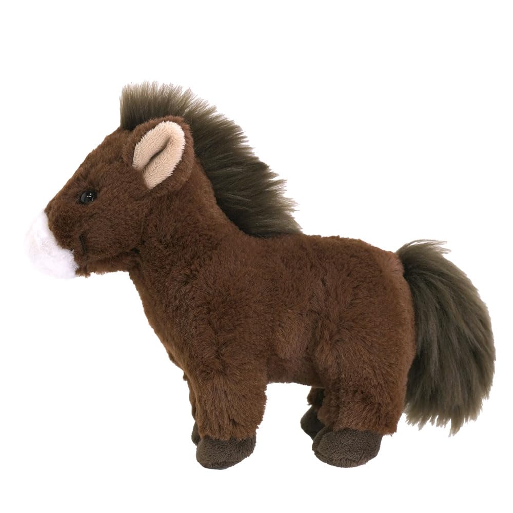 Sun Lemon Fluffies Small Horse BR 8 X 21 X 16cm Plush Animal Cute Zodiac Year of the Horse Horse Brown New Year's Gift P-1443