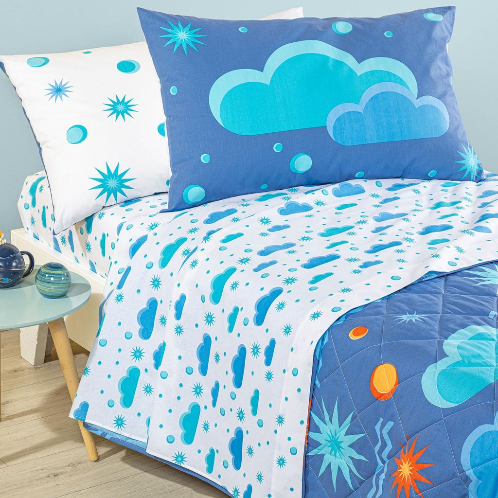 Completo Lenzuola in Cotone Magica Notte Caleffi Kids