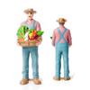 Teacher Chef Realistic Human Figurine Construction Worker Professionals People Model  Collection