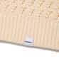 COVERNAT Small Authentic Crochet Collar Half Knit Cream