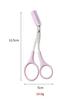 Three-Color Folding Anti-Scratch Eyebrow Razor with Safety Trimmer Blade