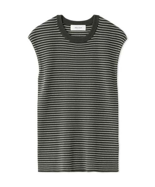 

Пуловер без рукавов из органического рубчатого трикотажа [Mira Owen]