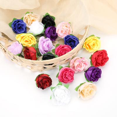10/20/50 Stück Rose Künstliche Blumenkopf 3CM Kunstblume für Hochzeitsdekoration Party Weihnachten Heimdekor Bastelgeschenke Zubehör