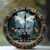 Efficient Production 25x25cm Wood Wall Clock with Quick Lead Times