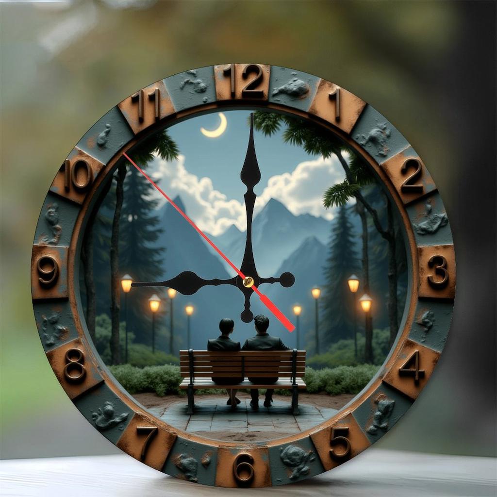 Efficient Production 25x25cm Wood Wall Clock with Quick Lead Times