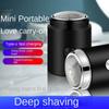 Portable Electric Epilator Mini Travel Beard Razor Shaving Machine Wet-Dry Dual Use Washable USB Rechargeable Hair Trimmer