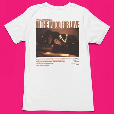 In The Mood For Love Tshirt Wong Karwai Aesthetic Tee Korean Movie Unisex Shirt Korean Cinema Gift Movie Tshirt