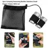 2pcs Small Pepper Shaker Stainless Travel Salt Container  For Motorcycle Modification Accessories
