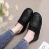 2025 winter new women's cotton shoes velvet thickened middle-aged and elderly mother shoes short tube one pedal flat snow boots