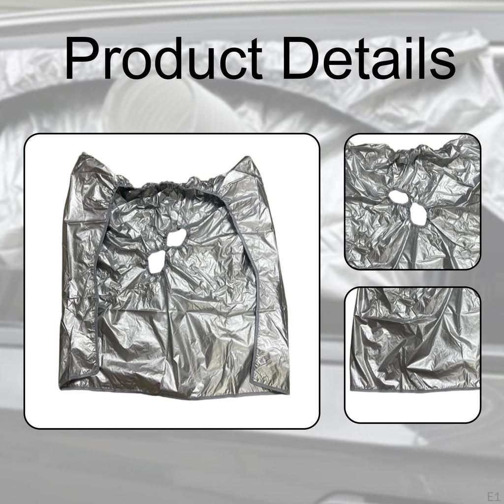 Air Conditioner Hose Car Window Cover Heat Insulation High Performance Aesthetics Easy to Install