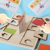 Wood Shape Color Matching Box Geometry Puzzle Montessori Toys Educational Toy for Kindergarten