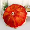 1pc Blood Orange Pattern Auto Folding Umbrella - Portable Foldable Design with 8 Ribs, Durable Plastic & Iron Frame, Casual Ou