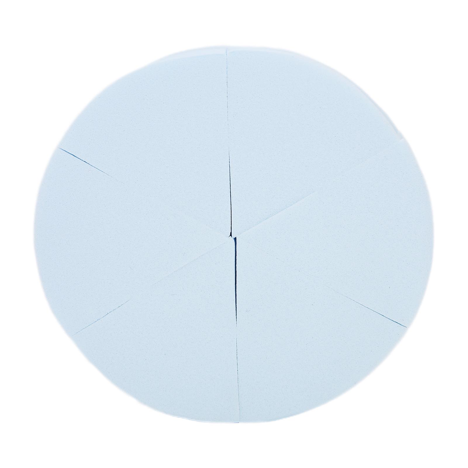 

FOCALLURE 6 штук спонж для макияжа двойного использования для влажного и сухого нанесения, мягкий спонж для консилера #5 (синий)