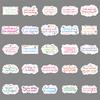 50 Inspirational English Sentences Graffiti Stickers Cartoon Slogans Short Sentences Decorative Water Cup Suitcase Mobile Phone Case Stickers