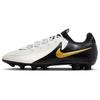 Fashion HG (Rubber Short Studs) Shock Absorbing Non-Slip Wear-Resistant Lightweight Soccer Shoes Men Soccer Shoes Black White FJ2555-100