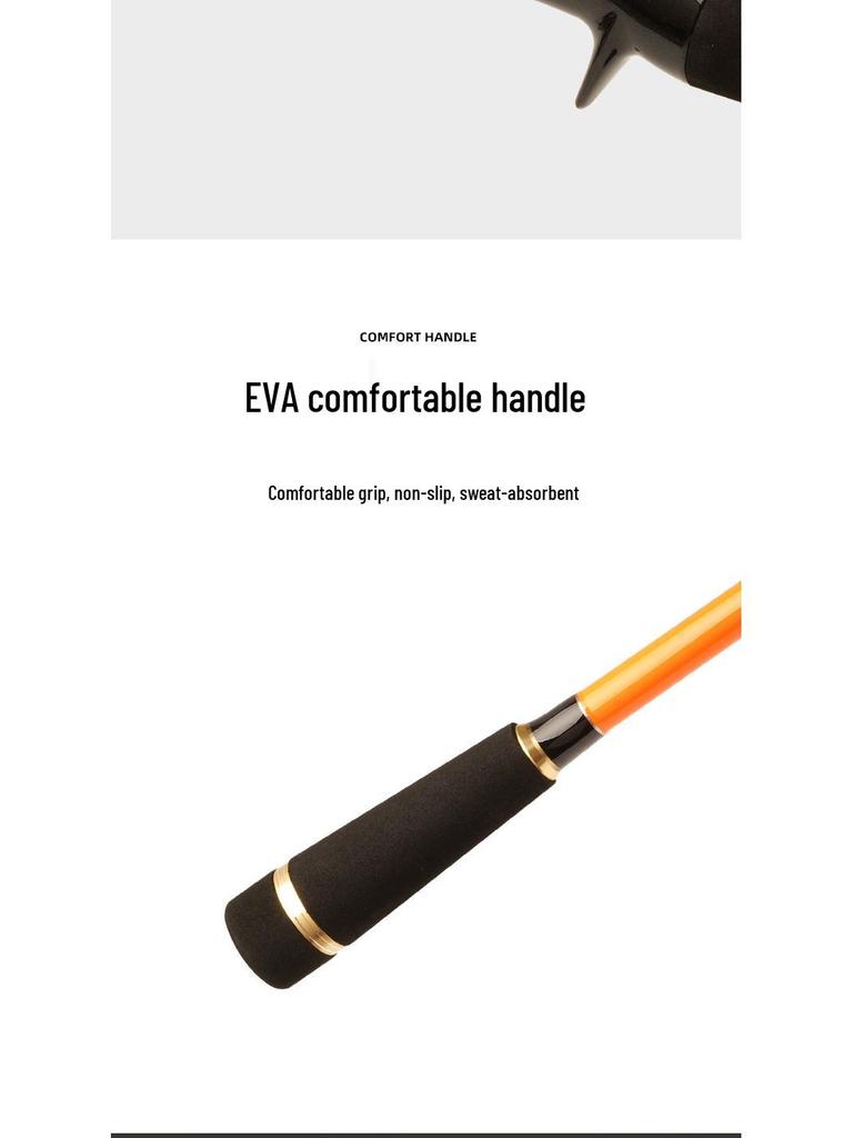 1.55m Soft Tip Sea Fishing Jigging Rod - One and a Half Boat Lure Tackle