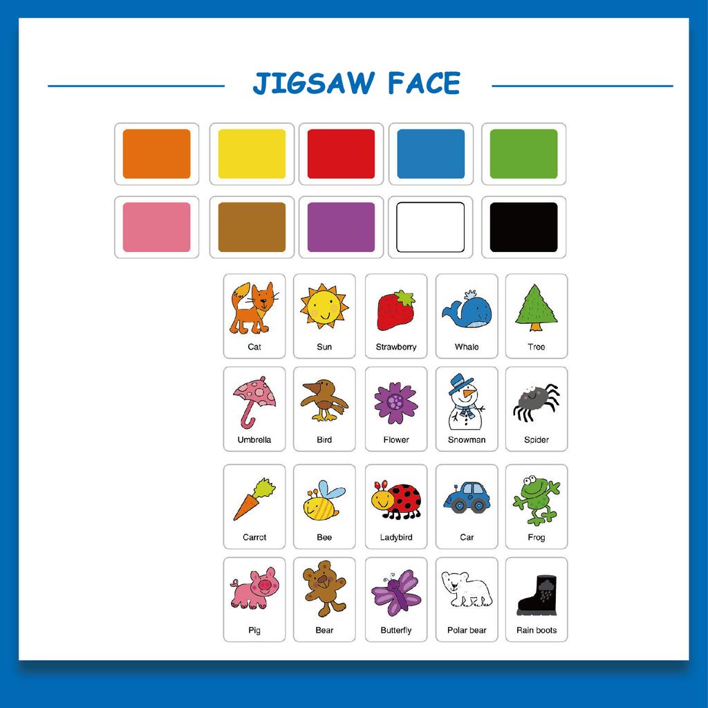 Lovely Infants Puzzle Matching Paper Card Toy Funny Pairing Jigsaw Board For Kindergarten
