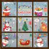Christmas Snowman Decorations, Snowflakes, Electrostatic Window Decorations, Festive Scene Arrangements, Glass Door Stickers