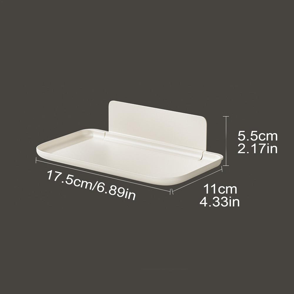 Foldable Bathroom Punch-free Wall-mounted Storage Rack Phone Holder Jewelry Remote Control Towel Clothes Storage Rack