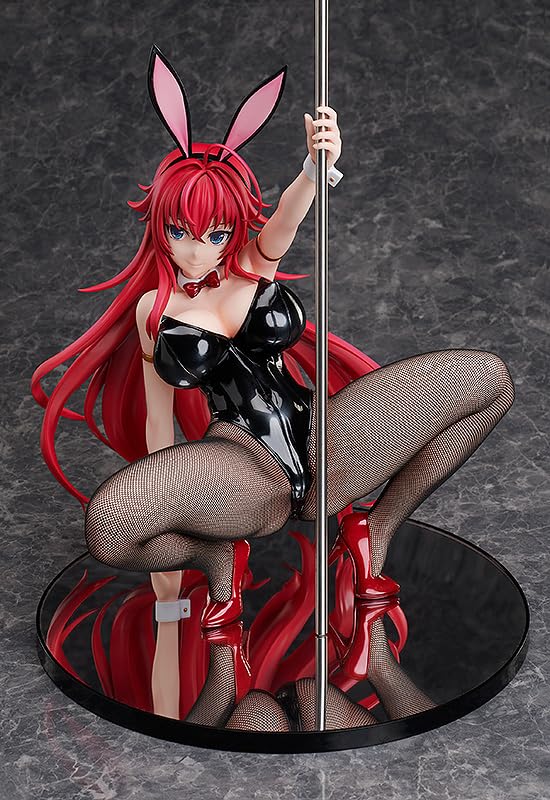 Figurka ze střední školy D x D, Rias Gremory Bunny, plastová, lakovaná, hotová, měřítko 2, ver.. 1/4