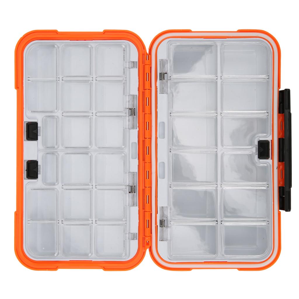 Wasserdichte Köderbox, doppelseitige Angelhaken-Werkzeug-Aufbewahrungsbox, multifunktionales Zubehör