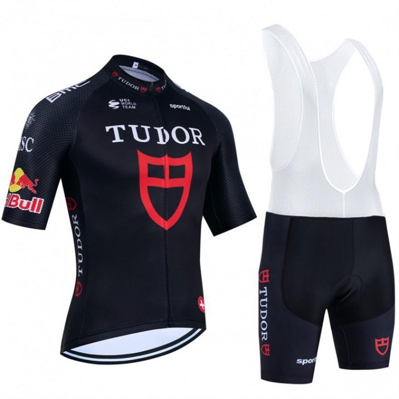 Herren Fahrradtrikot Set Atmungsaktiv Schnelltrocknend Kurzarm Rennrad Bekleidung Outdoor Fahrt