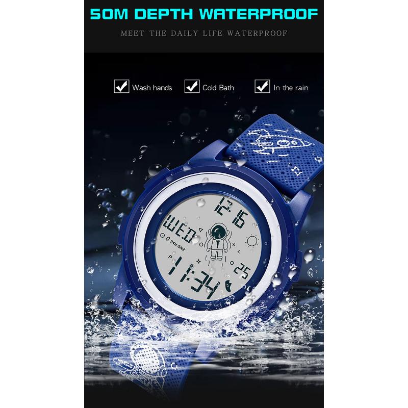 SANDA Neue Spaceman Elektronische Uhr Sportuhr Mode Trend Männer und Frauen Student Elektronische Uhr Wasserdichte Uhr