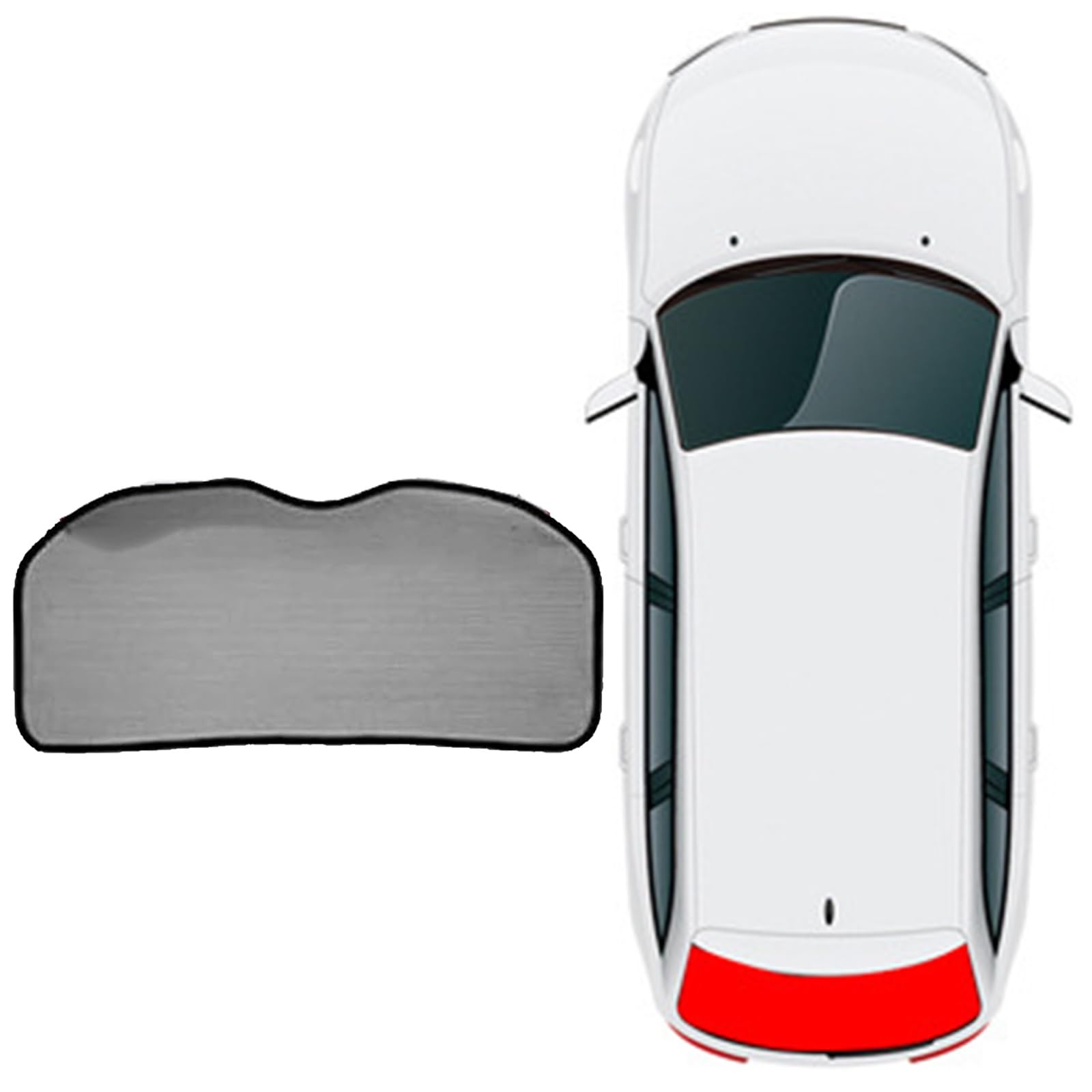 Applicable to Toyota Prius 30 series 2009-2015 [Rear windshield with One size