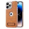 "Premium Leather Anti-fall Case for S24 Ultra 16 Pro Max, iPhone 16 Pro, Mate 60 with Stand"