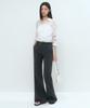 Musinsa Standard Woman [Cooltandard] Women'S Low Rise Flare Slacks [Gray]