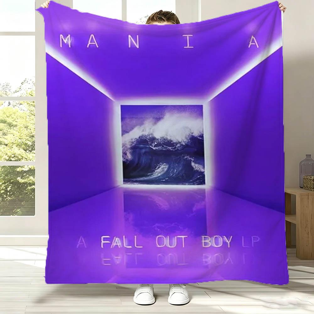 Singer 3D F-Fall Band O-Out B-Boy Band Flannel Blanket Soft Throw Blanket Art For Home Decor Bedroom Bed Sofa Picnic Fans Gift
