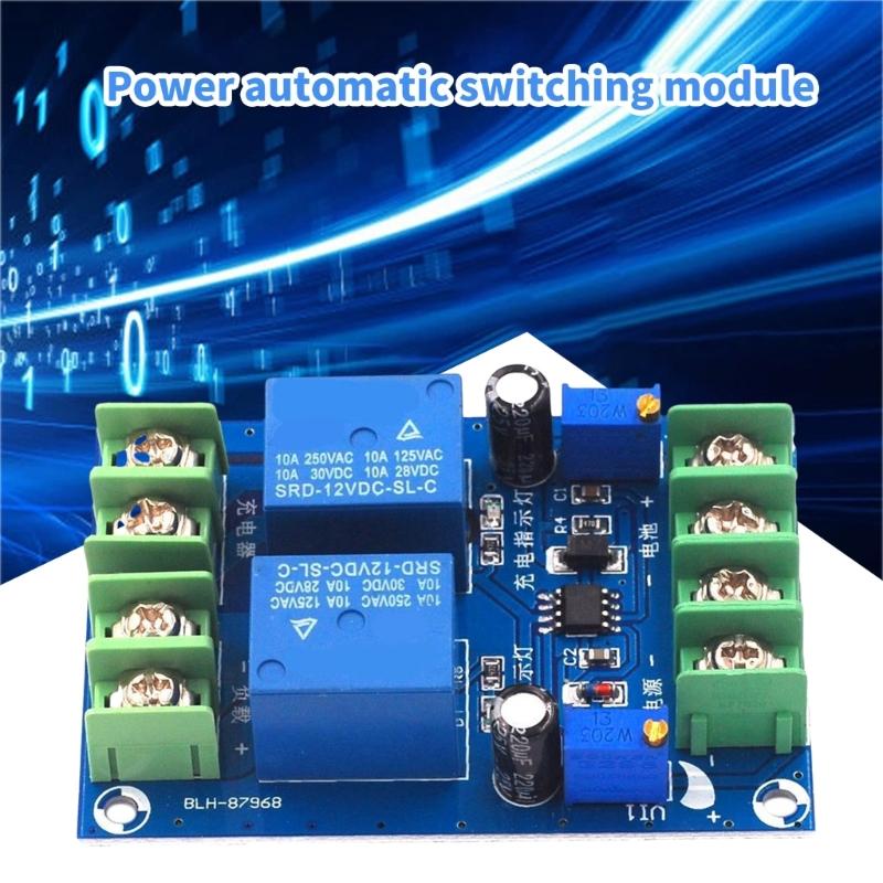 12V Power Auto Switching Module with Adjustable Voltage for Continuous Power Supply 10A Emergency Control Board