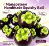 Crunchy Mangosteen Squishy Toy Building Block Filled Moldable Stress Ball Round Blocks Squeeze Fidget Toy Stress Relief Toy for Office Home Travel