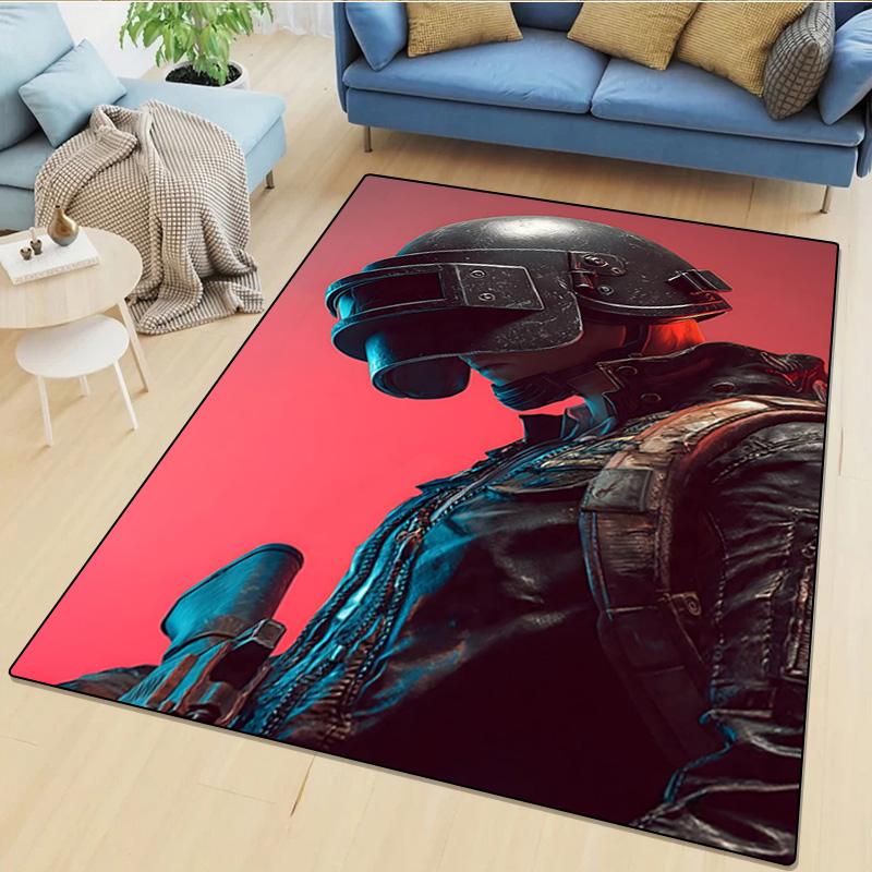 1Pc pnbg Print Rug - Computer Chair Area Rug home decoration Carpet For Living Room Bedroom Flooring Mat