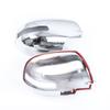 Rearview Mirror Cover Reversing Mirror Frame Chrome Rain Eyebrow Frame Decorative Sticker For Mitsubishi Outlander 2013-2018