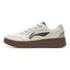Li Ning Sycee V3 Slip Resistant Abrasion Resistant Low top Skateboard Shoes Men's Ecru AGCV107-5