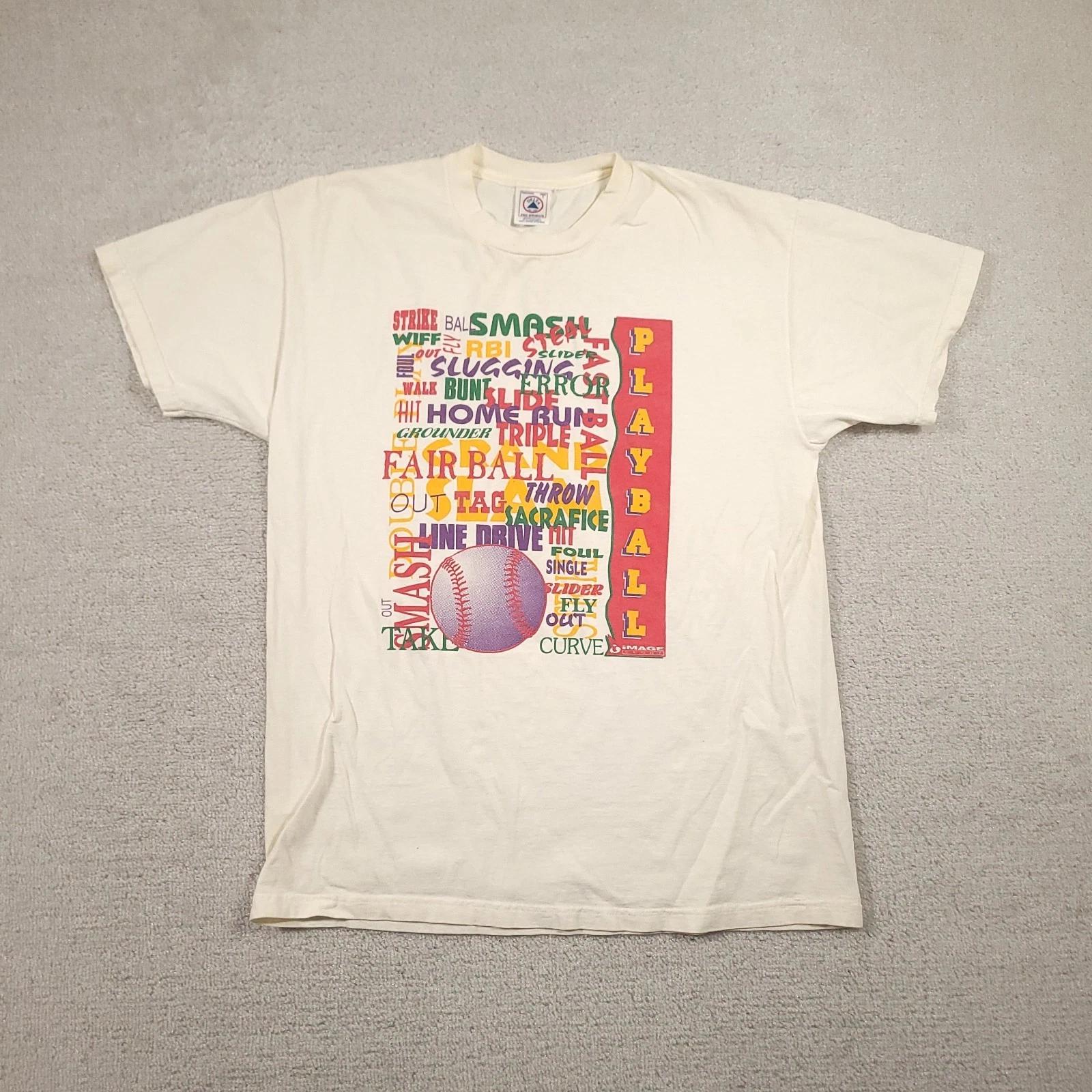

Vintage 90s Y2K Baseball Shirt Mens Large Grunge 160