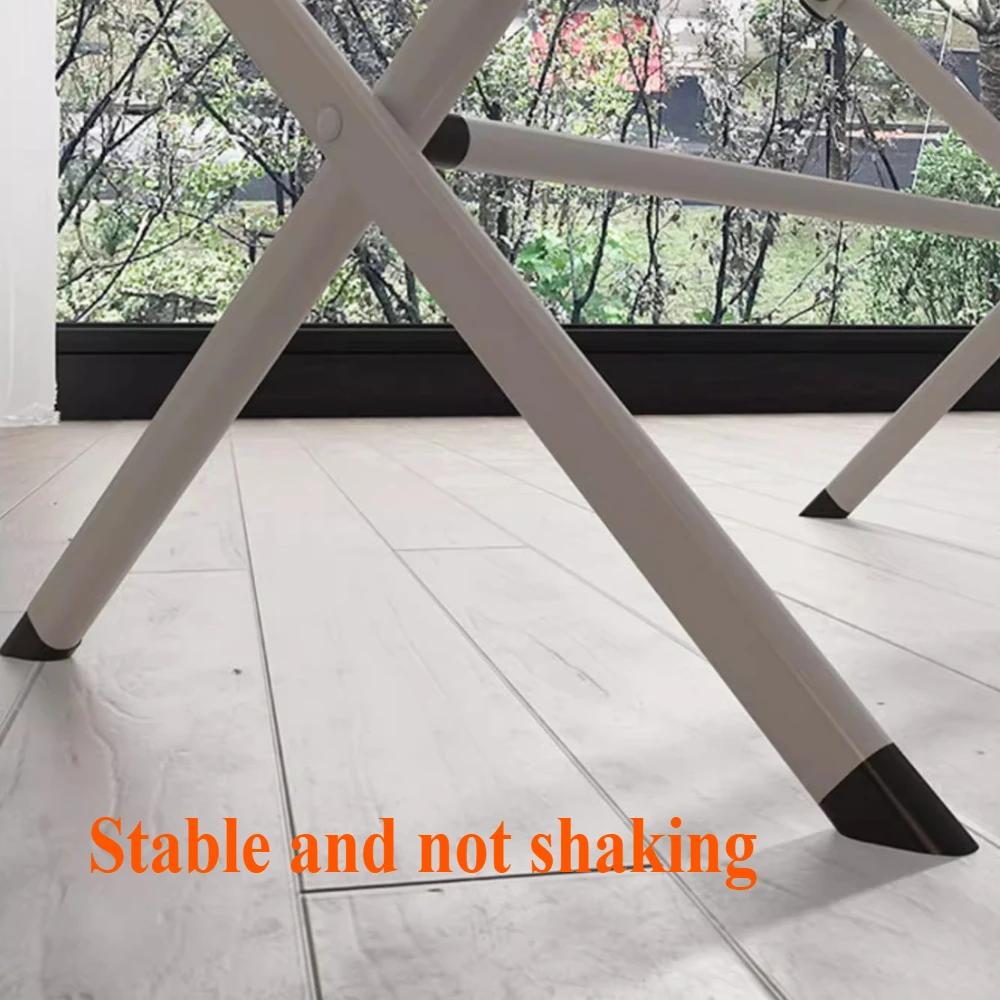 Simple Storage Rack Foldable Bedroom Drying Racks Floor Standing Balcony Clothes Hangers Scalable and Convenient Clothes Hanger